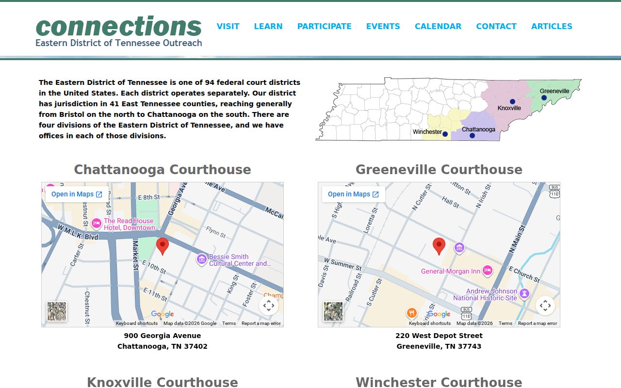 Greene County arrest warrants: Greeneville federal courthouse location and contact