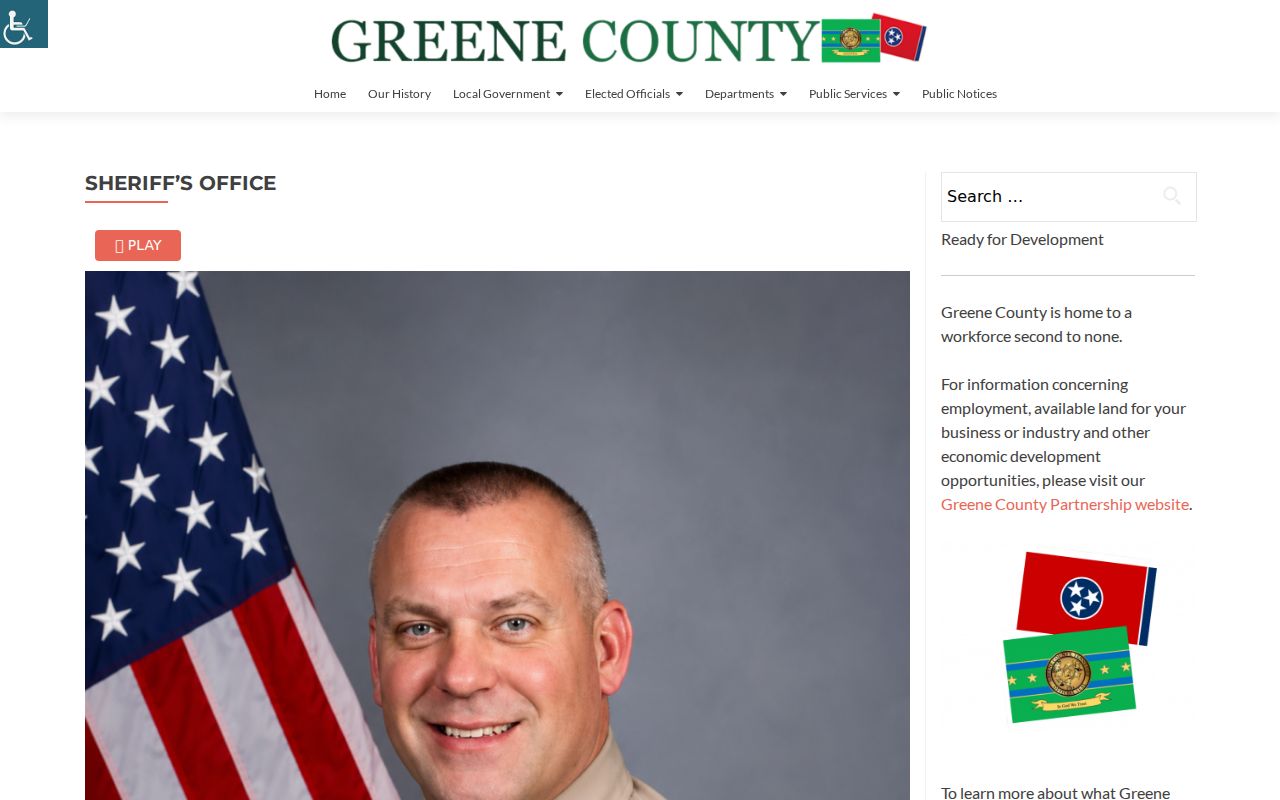 Greene County warrant records: Sheriff office and detention center contact information